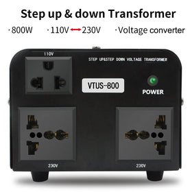 Yinleader VTUS-800 on bedside table with devices, practical travel and home use