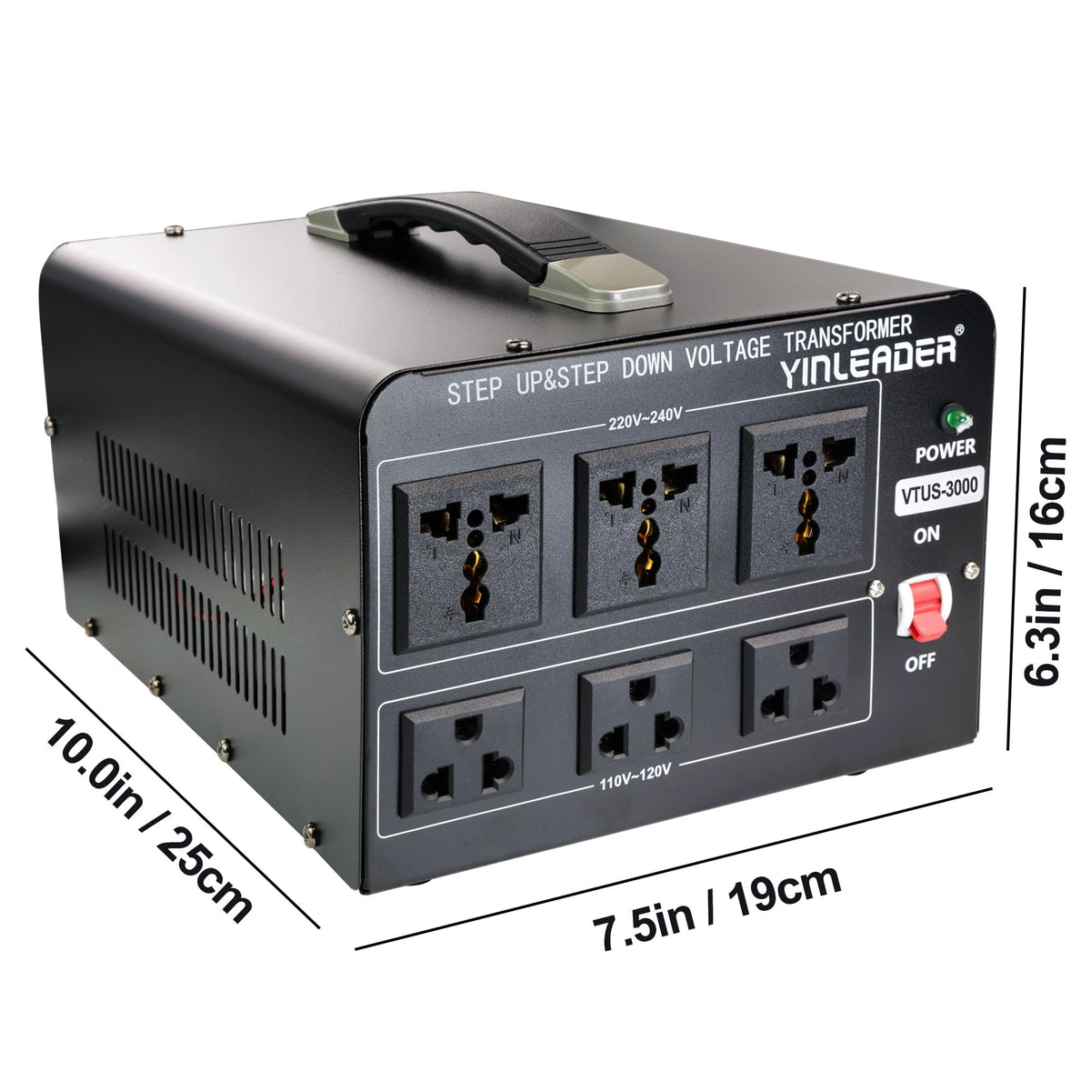 Yinleader VTUS-3000-6S circuit protection feature for safe operation