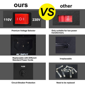 Yinleader VTUS-3000-6S compact design ideal for travel and home use