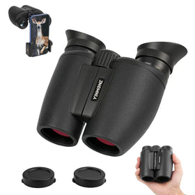 YINMONE front view showing compact binoculars with lightweight portability