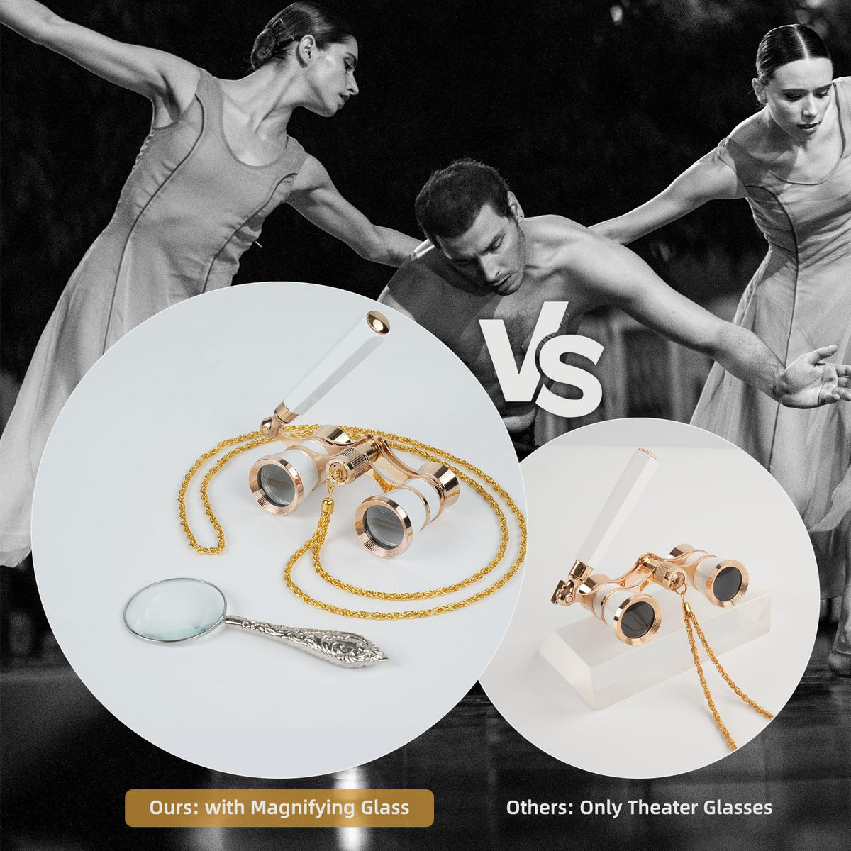 YINMONE with soft pouch and chain showing protected storage and hands-free wear