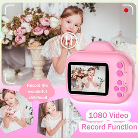 YINOCHE Kids Camera 2.4-inch screen for easy framing and playback