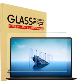 YINOVEEN Dell 16-inch screen protector applied for scratch protection and clear viewing.