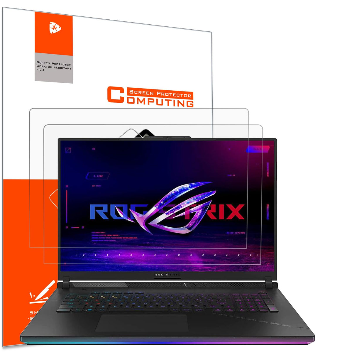 YINOVEEN front packaging showing product and fit for 18-inch gaming laptops benefit clear purchase info