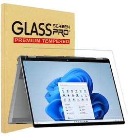 YINOVEEN tempered glass protector for OmniBook X Flip 16 ar/as0000, edge-to-edge scratch protection.