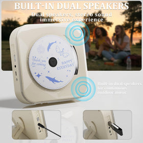 Yintiny CD loading action demonstrating easy disc insertion