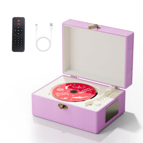 Yintiny front view in purple showing compact design and clear benefits