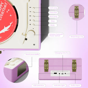 Yintiny in use with headphones illustrating wireless and wired listening