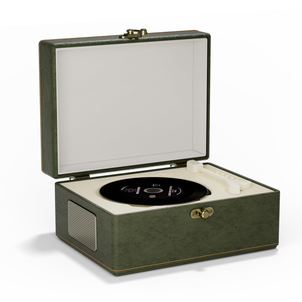 Yintiny front view leather case showing controls and premium finish benefit portability