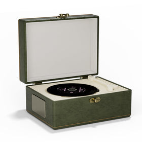Yintiny front view leather case showing controls and premium finish benefit portability
