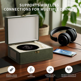 Yintiny open CD compartment top view showing disc loading and secure mechanism benefit