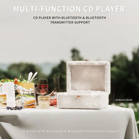 Yintiny player on bedside table creating cozy audio and decor atmosphere