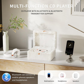 Yintiny wireless remote beside player for convenient hands-off control
