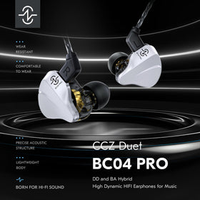 YINYOO CCZ BC04 PRO shell closeup showing premium build quality
