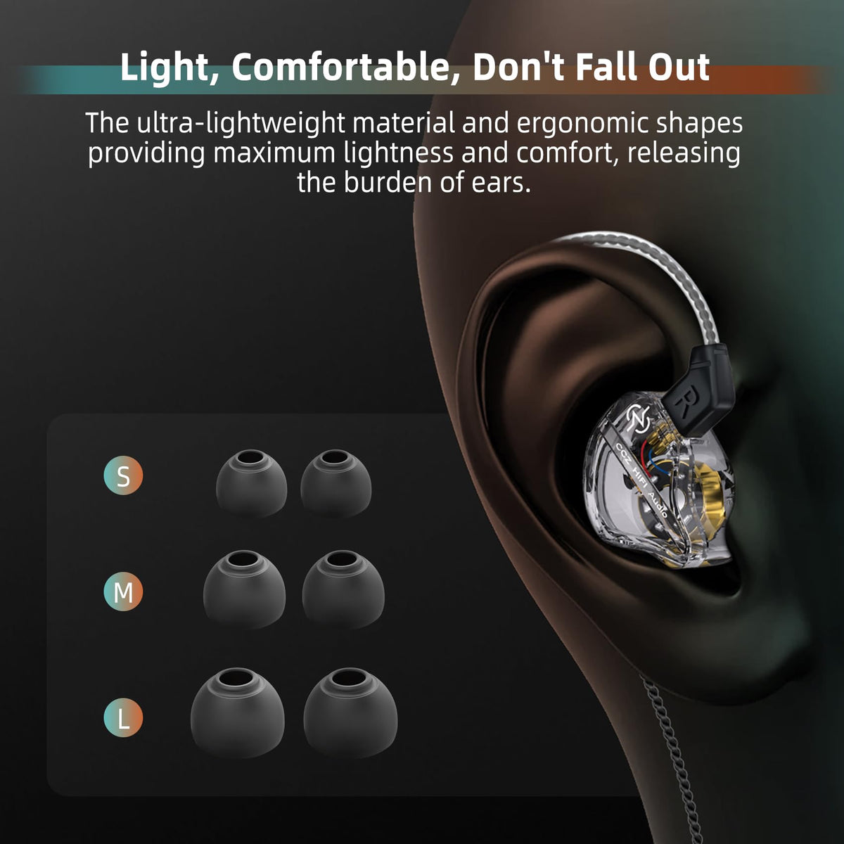 Detachable cable on YINYOO DC01 Pro enables easy replacement