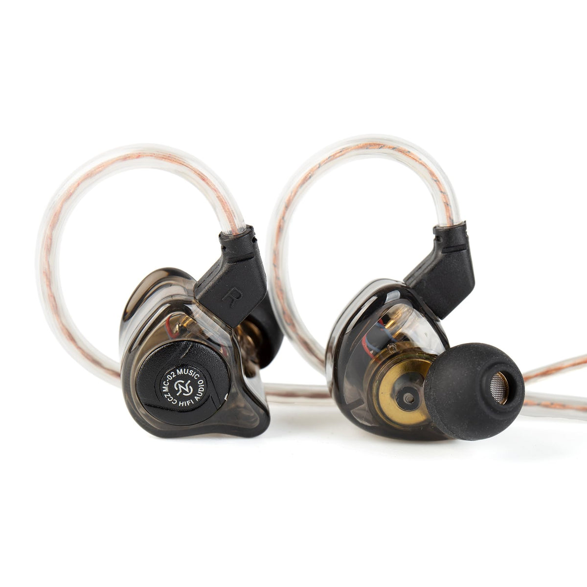 YINYOO CCZ MC02 patented eartips design for comfort and stereo clarity