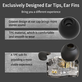YINYOO CCZ Melody earbud cavity featuring UV varnish finish.