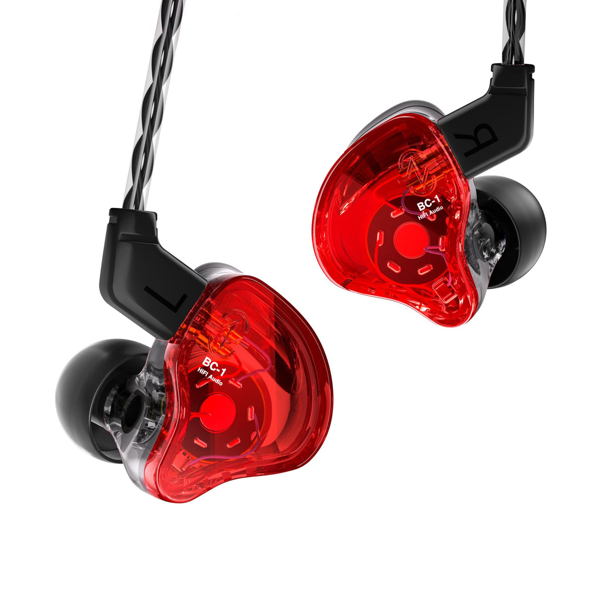 YINYOO CCZ Melody earphones front view highlighting premium design and clear sound.