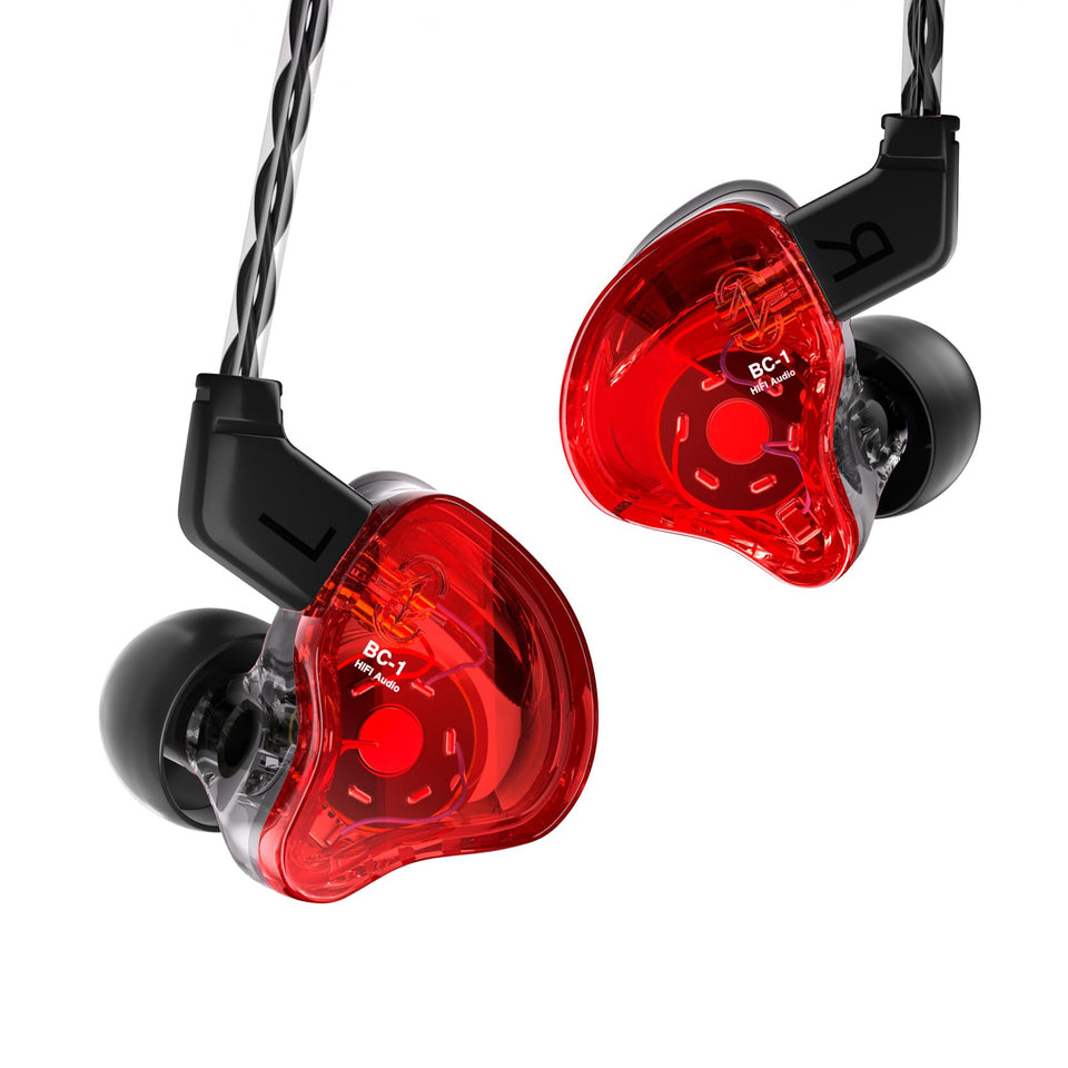 YINYOO CCZ Melody earphones front view highlighting premium design and clear sound.