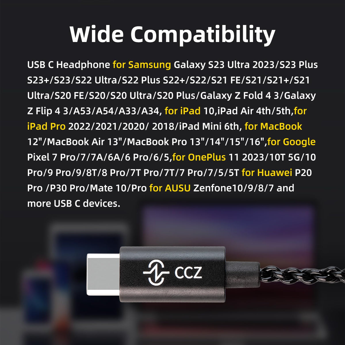 YINYOO CCZ Melody side profile highlighting sleek build and comfortable fit