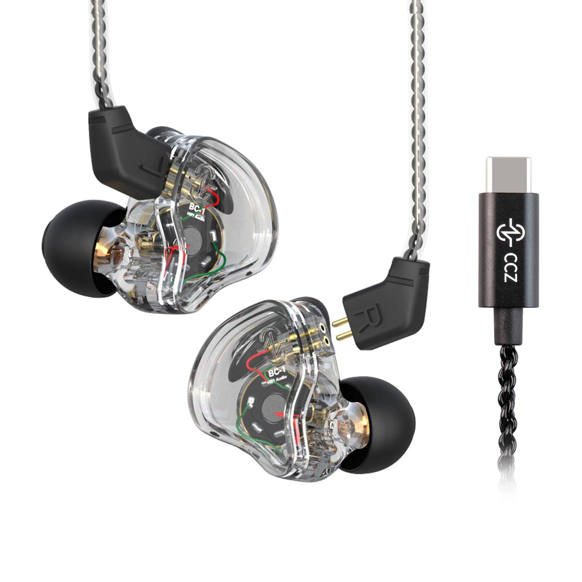 YINYOO CCZ Melody USB-C headphones with compact in-ear design for high-fidelity sound