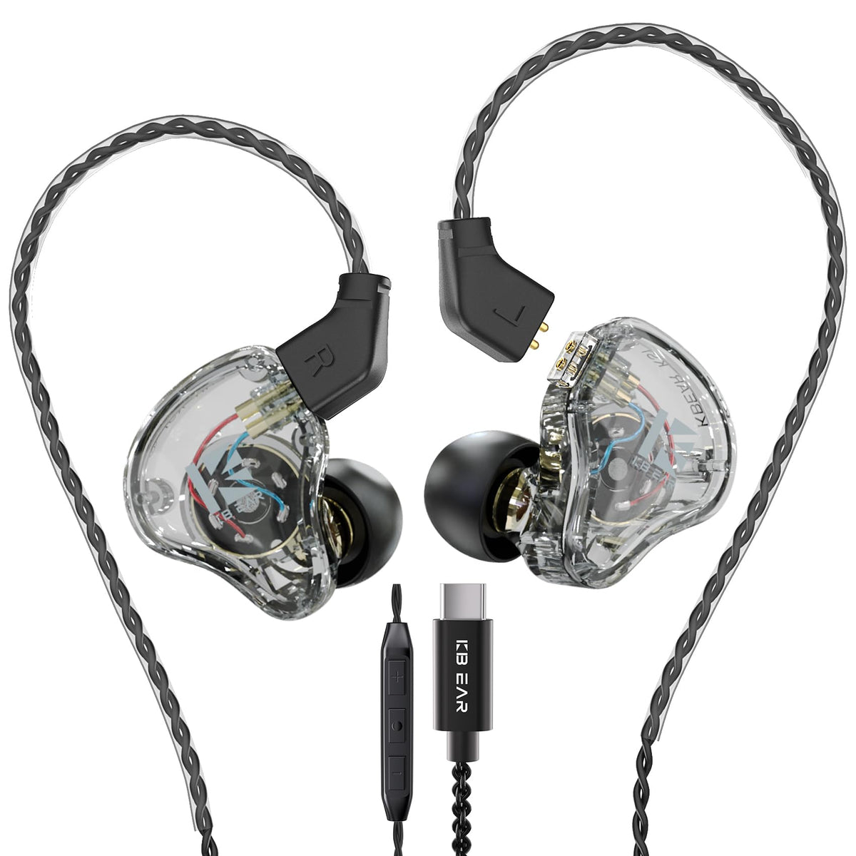 YINYOO KBEAR KS1 crystal-sound headphones deliver detailed daily listening