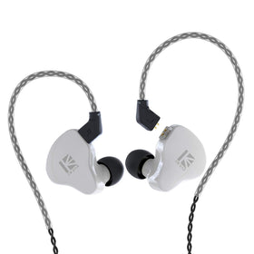 YINYOO KBEAR KS1 front view showcasing compact IEM design for portable listening