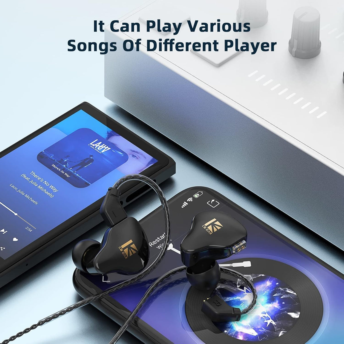 YINYOO KS1 inline-microphone-volume-control enables hands-free calls
