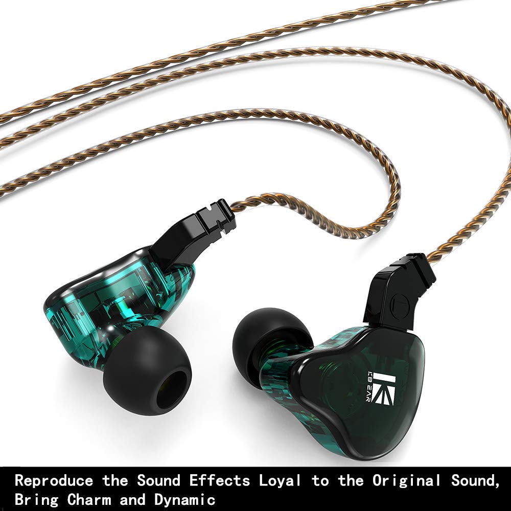 YINYOO KBEAR KS2 OFC cable braid detail showing quality strands benefit improved signal