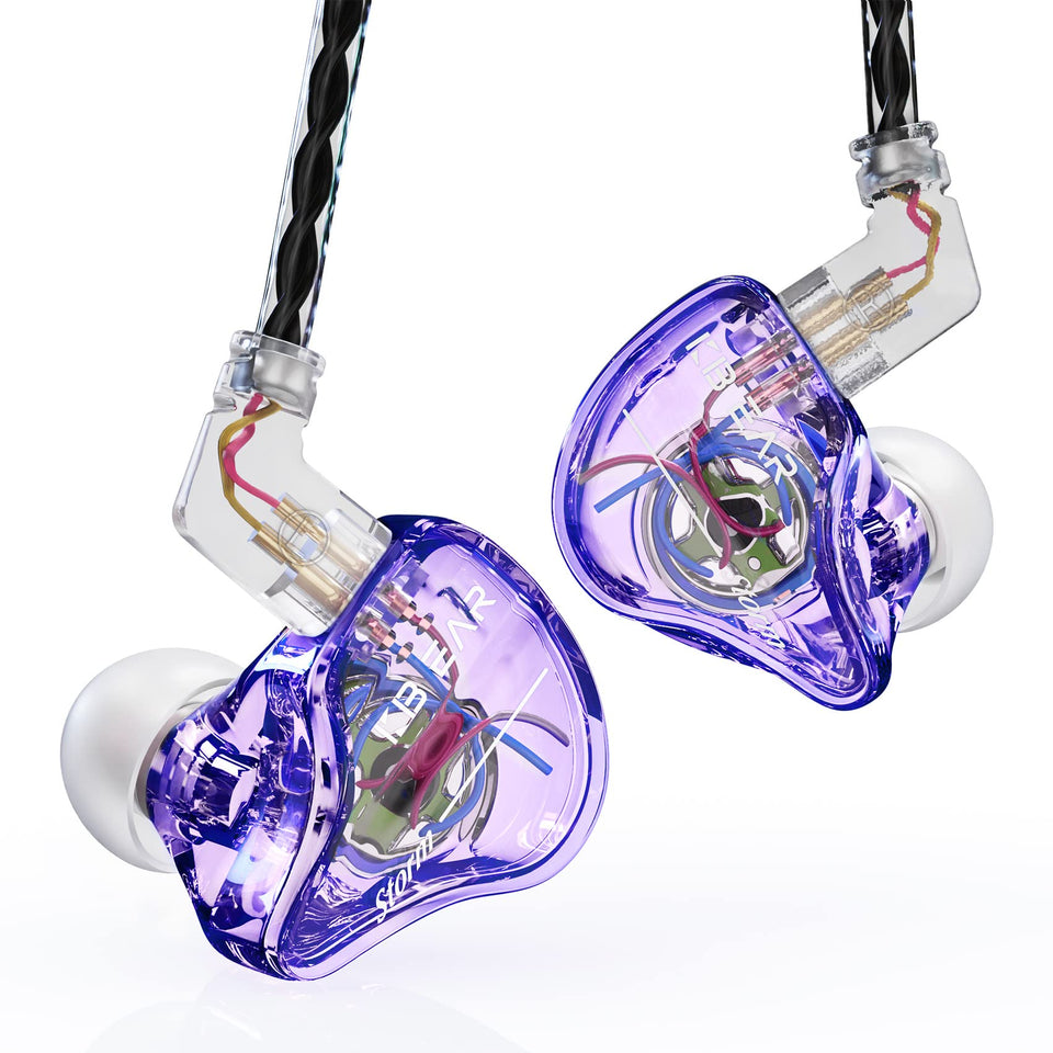 YINYOO KBEAR Storm earphones front view delivering immersive sound