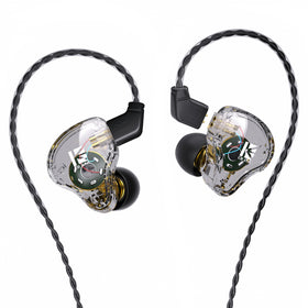 YINYOO KS1 clear front view highlighting compact, comfortable in-ear design.