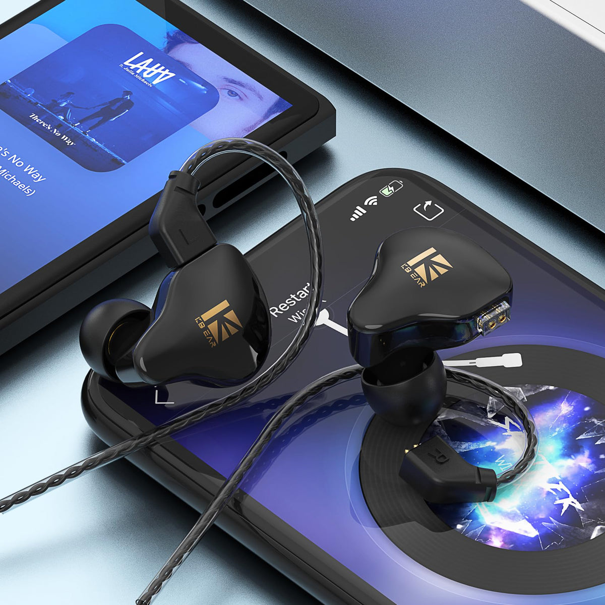 YINYOO KS1 ergonomic high-density PC shell reduces reflections for cleaner sound.