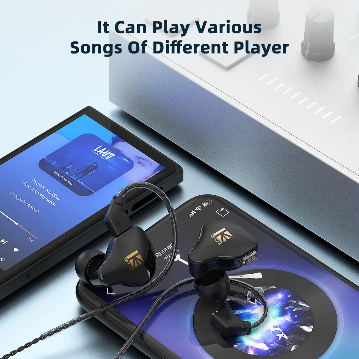 YINYOO KS1 locked-in fit minimizes movement during activity for focused listening.