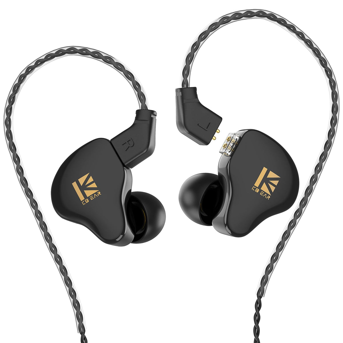 YINYOO KS1 outer shell showcases ergonomic design for secure wear during workouts and daily listening.