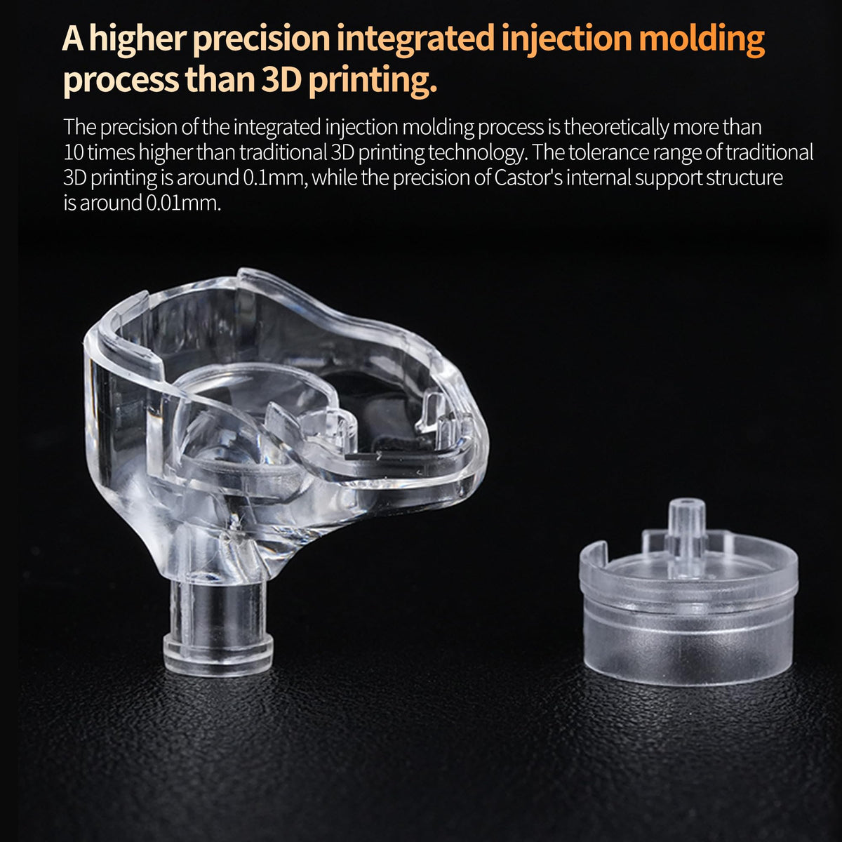 YINYOO KZ Castor durable housing showcases precision engineering.