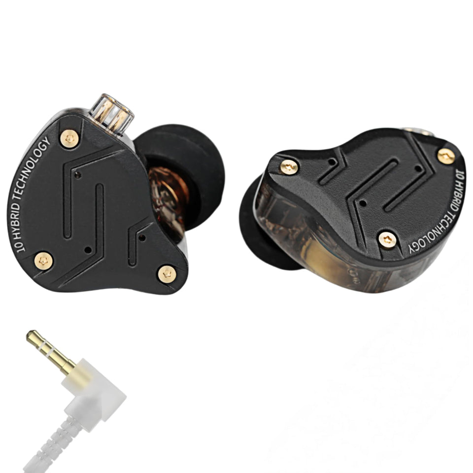 YINYOO KZ ZS10 PRO front view showing sleek faceplate and improved durability