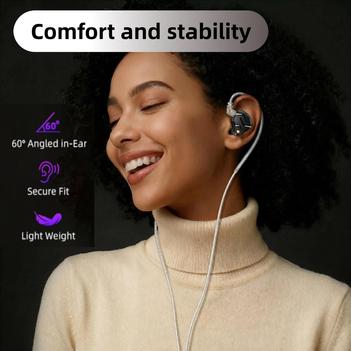 YINYOO KZ ZS12 Pro 31736 BA drivers extend high-end treble clarity.