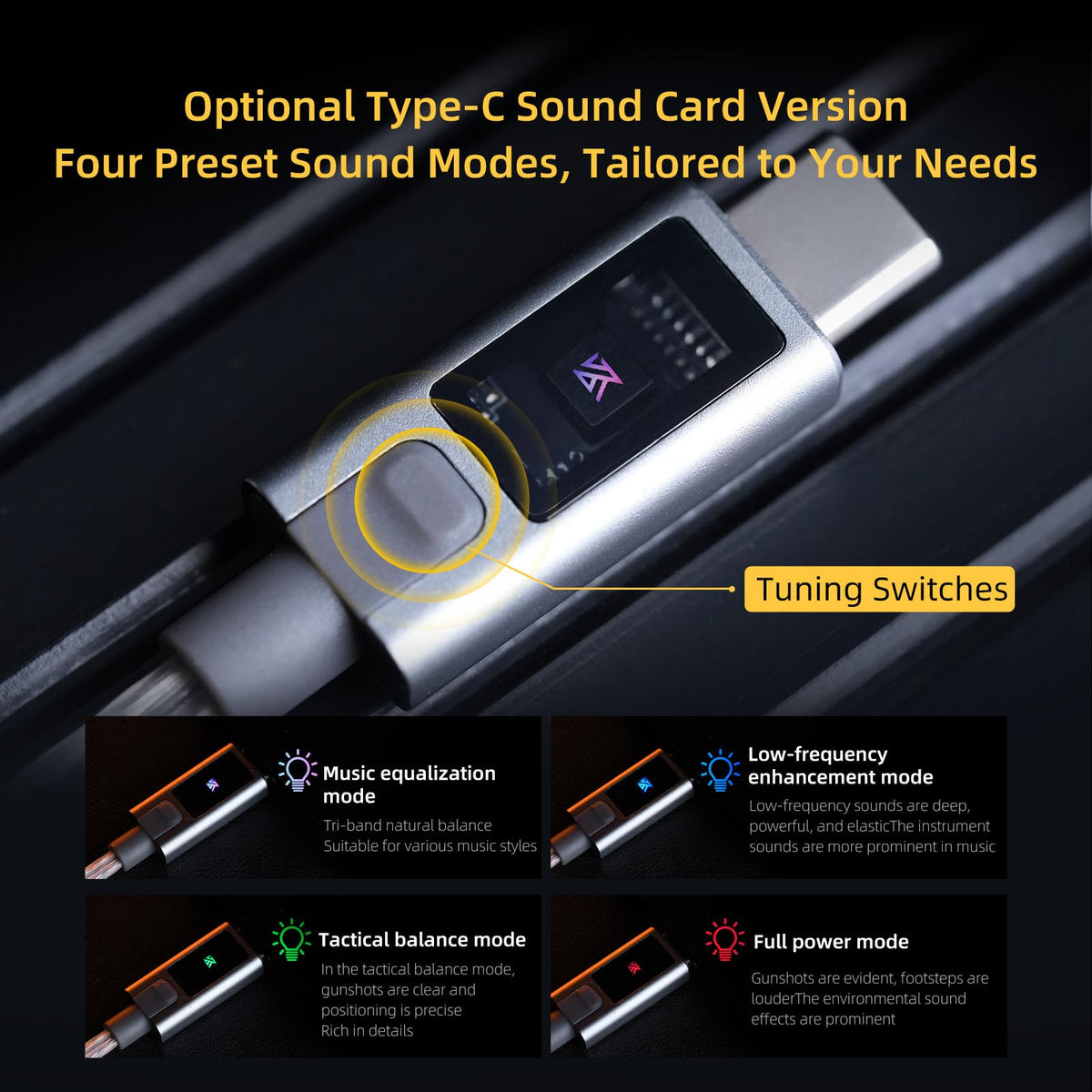 YINYOO KZ ZS12 Pro balanced three-frequency performance for smooth sound.
