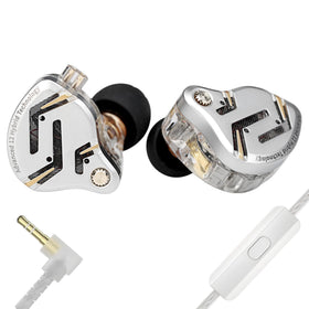 YINYOO KZ ZS12 PRO 2 front view showing housings and connectors, clear design benefit
