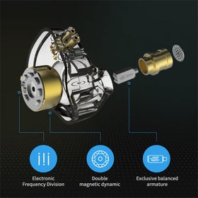 YINYOO KZ ZSN Pro zinc alloy faceplate and resin cavity detail for strength benefit