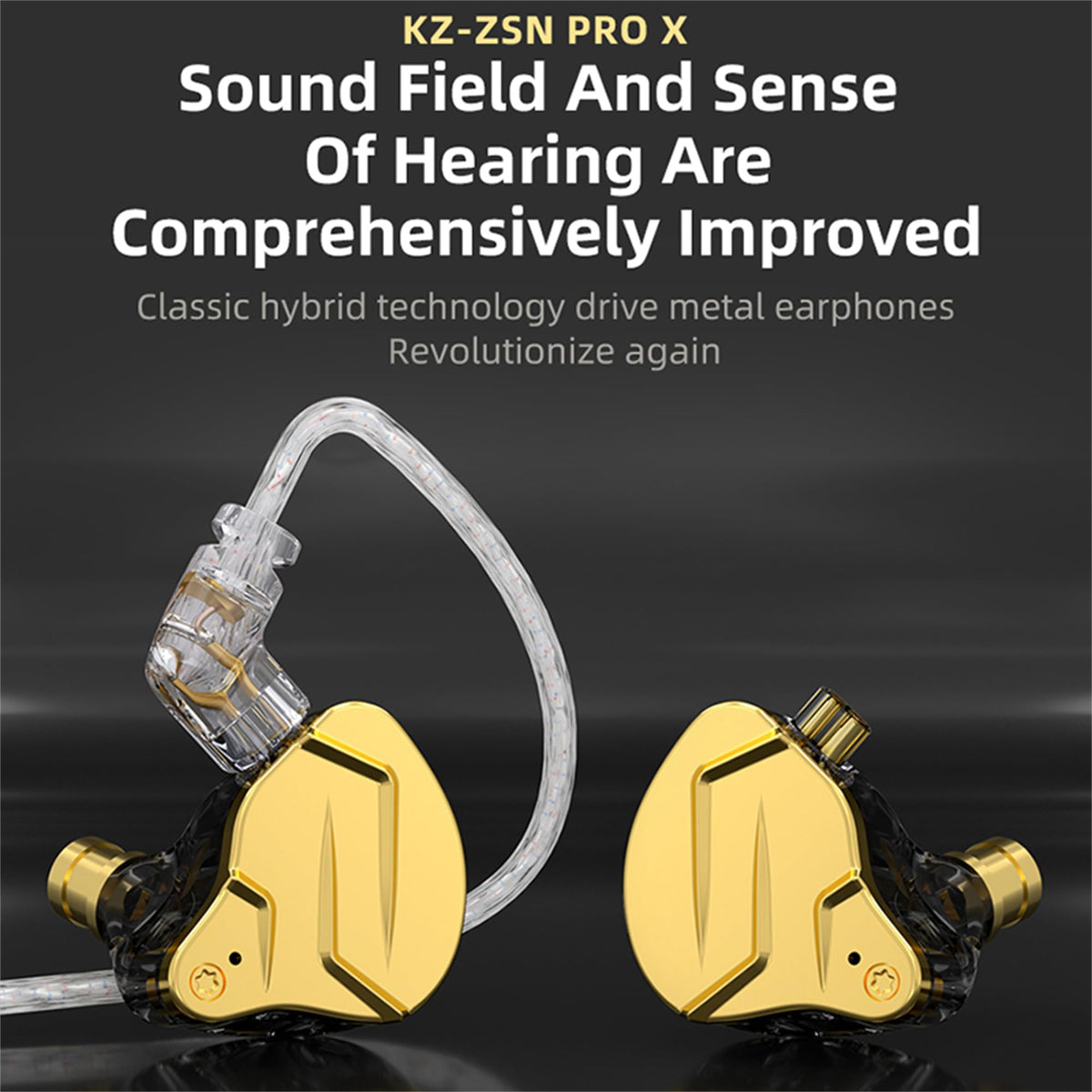 YINYOO KZ ZSN PRO X 10mm dynamic driver delivers deep bass and clarity