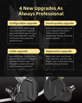 Detachable cable of YINYOO ZSN PRO X highlights upgradeability and easy replacement.