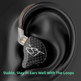Memory-wire fit on YINYOO KZ-ZST for comfortable all-day wear.
