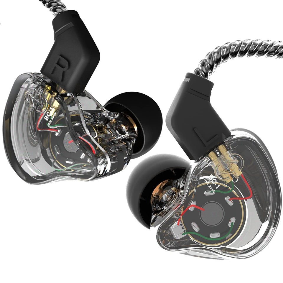 YINYOO Melody earphones with UV PC shell for premium aesthetics