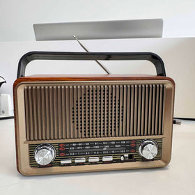YIONGTAF radio charging via USB showing portable battery convenience