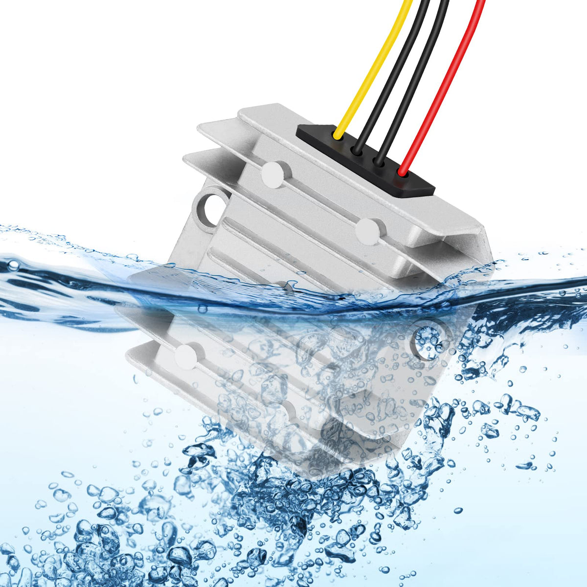 YIPIN HEXHA mounted in car installation delivering steady 5V power