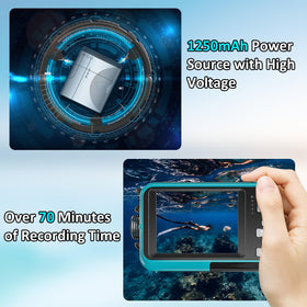 YISENCE 16ft waterproof design enabling extended underwater exploration