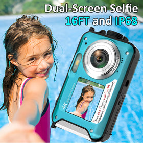 YISENCE 64MP underwater photo quality capturing crisp reef scenes