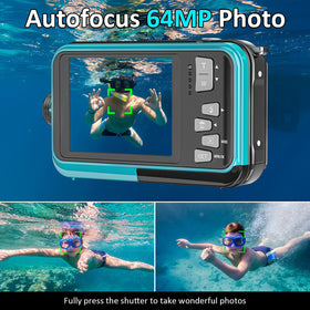 YISENCE dual-screen selfie camera enables group photos underwater