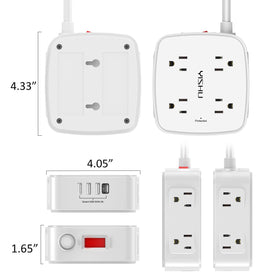 YISHU ETL-certified surge protector safety tested.
